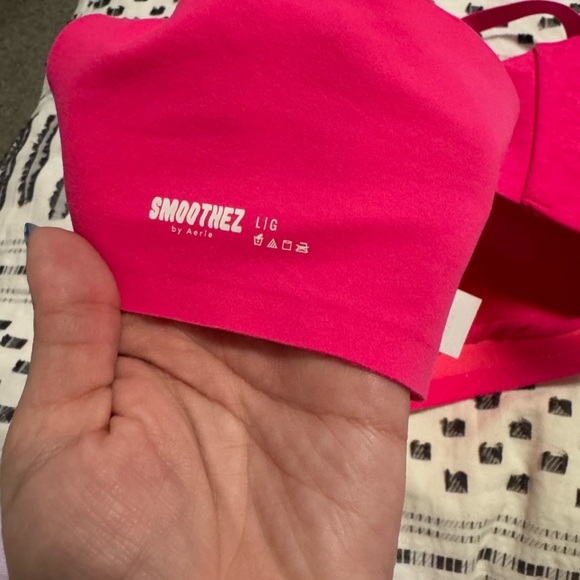 aerie • smoothez bra-ish bralette wireless lace large - Picture 4 of 6